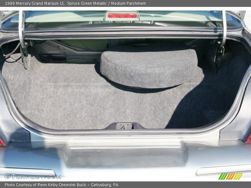 Spruce Green Metallic / Medium Parchment 1999 Mercury Grand Marquis LS