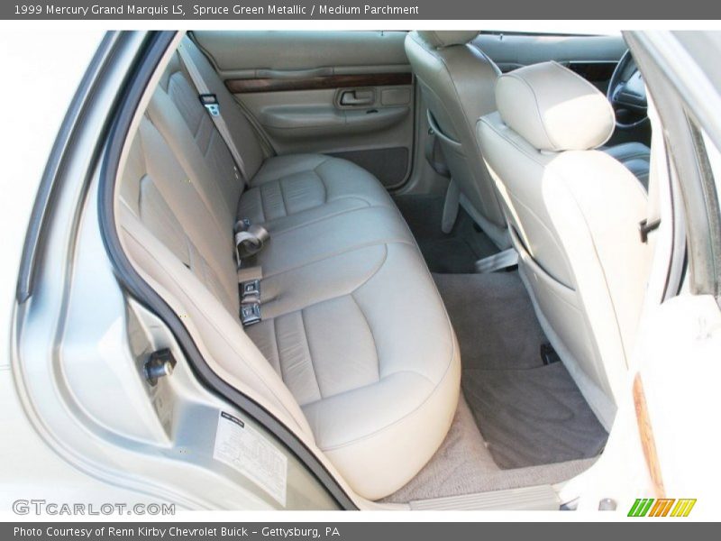 Spruce Green Metallic / Medium Parchment 1999 Mercury Grand Marquis LS