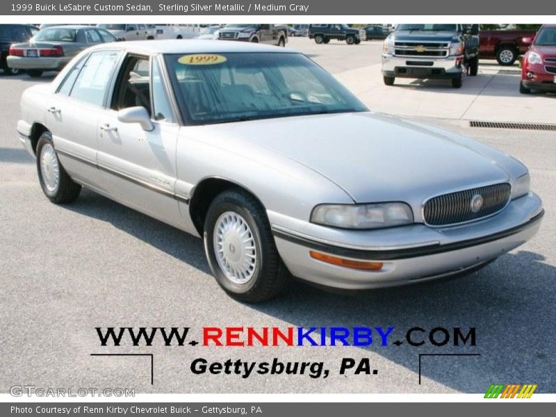 Sterling Silver Metallic / Medium Gray 1999 Buick LeSabre Custom Sedan