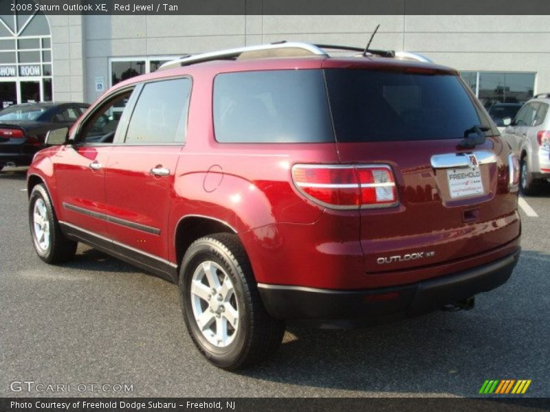 Red Jewel / Tan 2008 Saturn Outlook XE