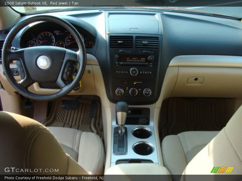 Red Jewel / Tan 2008 Saturn Outlook XE