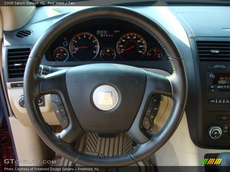 Red Jewel / Tan 2008 Saturn Outlook XE