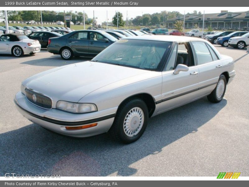 Sterling Silver Metallic / Medium Gray 1999 Buick LeSabre Custom Sedan