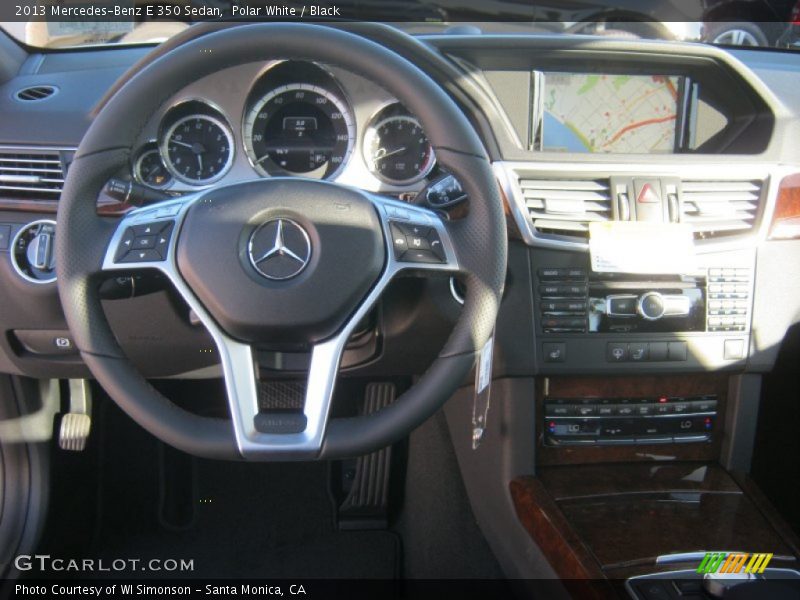 Polar White / Black 2013 Mercedes-Benz E 350 Sedan