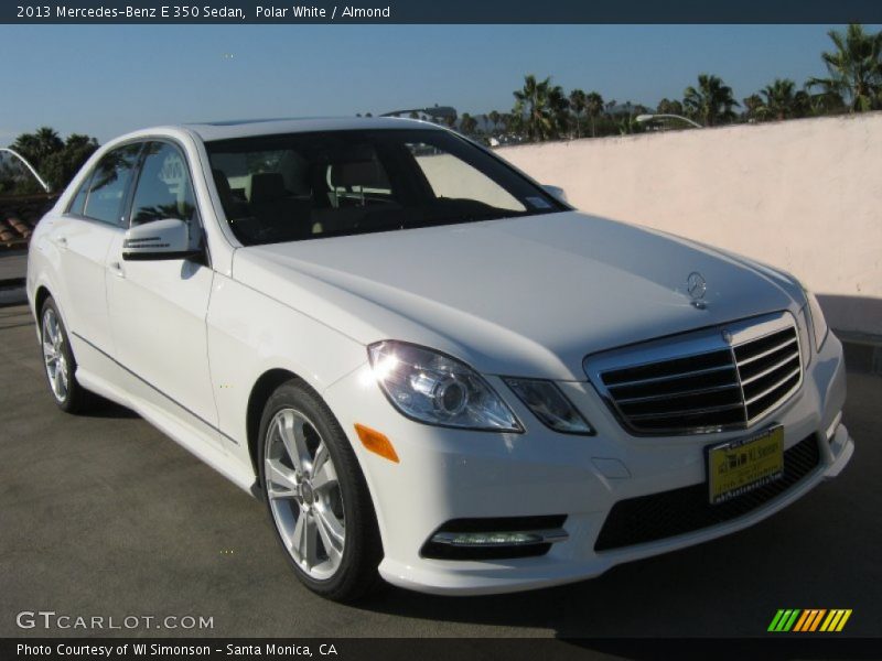 Polar White / Almond 2013 Mercedes-Benz E 350 Sedan