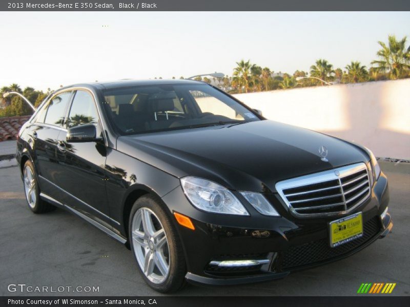 Black / Black 2013 Mercedes-Benz E 350 Sedan