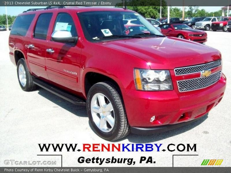 Crystal Red Tintcoat / Ebony 2013 Chevrolet Suburban LS 4x4