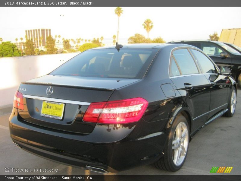 Black / Black 2013 Mercedes-Benz E 350 Sedan