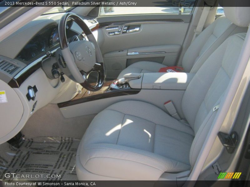 Palladium Silver Metallic / Ash/Grey 2013 Mercedes-Benz S 550 Sedan