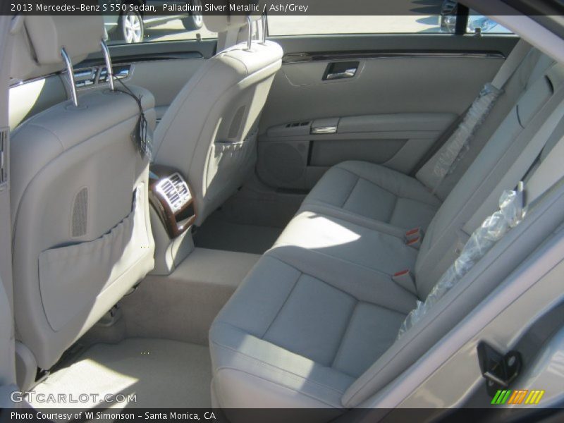 Palladium Silver Metallic / Ash/Grey 2013 Mercedes-Benz S 550 Sedan