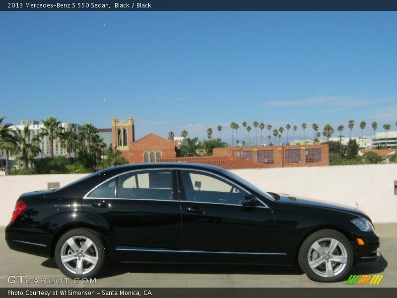 Black / Black 2013 Mercedes-Benz S 550 Sedan