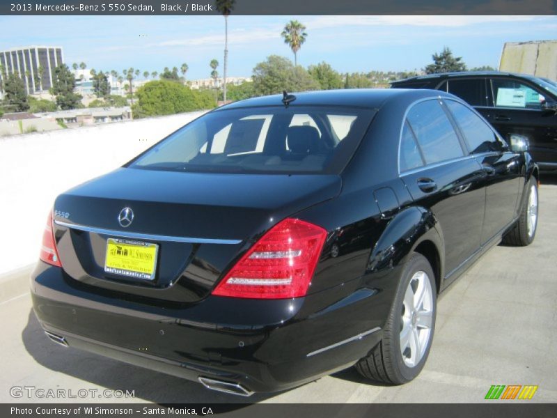 Black / Black 2013 Mercedes-Benz S 550 Sedan
