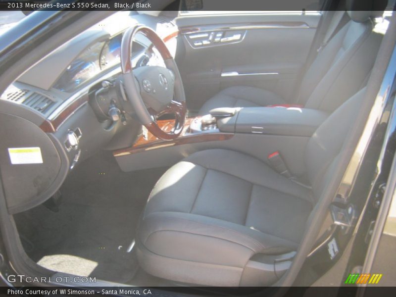 Black / Black 2013 Mercedes-Benz S 550 Sedan