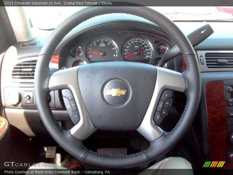 Crystal Red Tintcoat / Ebony 2013 Chevrolet Suburban LS 4x4