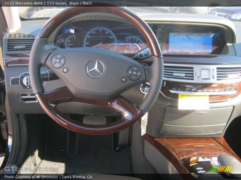 Black / Black 2013 Mercedes-Benz S 550 Sedan