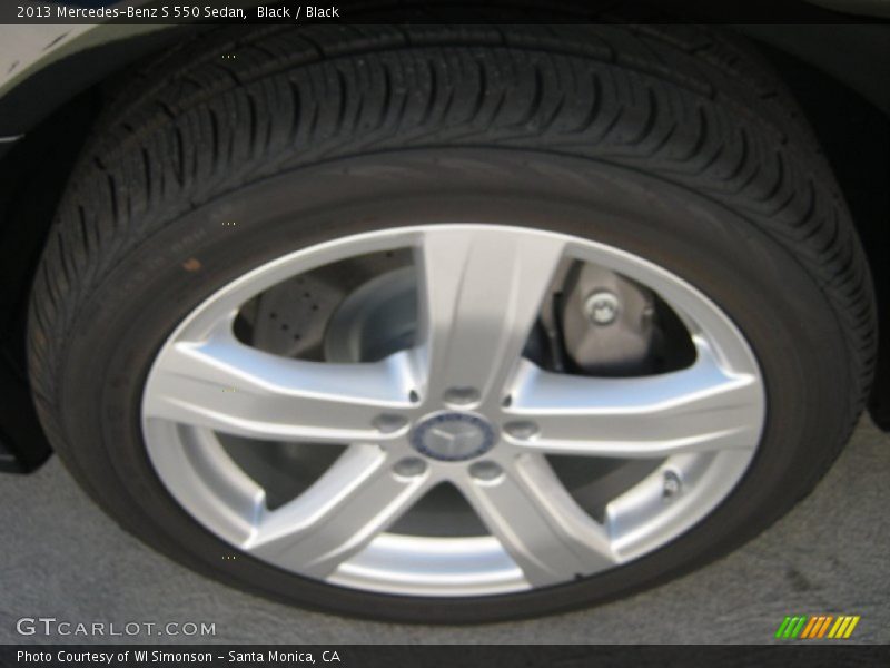 Black / Black 2013 Mercedes-Benz S 550 Sedan