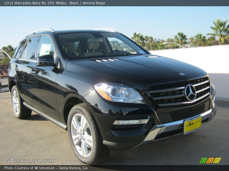 Black / Almond Beige 2013 Mercedes-Benz ML 350 4Matic