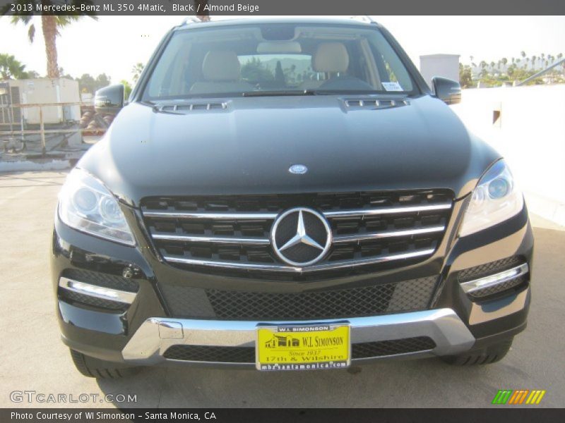 Black / Almond Beige 2013 Mercedes-Benz ML 350 4Matic