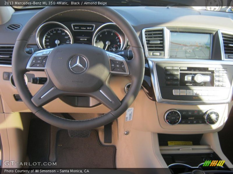 Black / Almond Beige 2013 Mercedes-Benz ML 350 4Matic