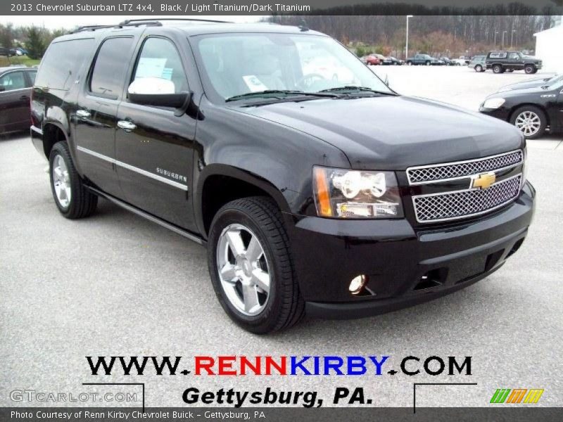 Black / Light Titanium/Dark Titanium 2013 Chevrolet Suburban LTZ 4x4