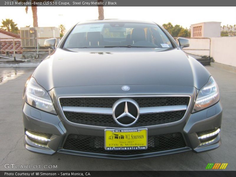 Steel Grey Metallic / Black 2013 Mercedes-Benz CLS 550 Coupe