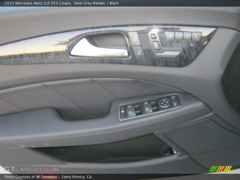 Steel Grey Metallic / Black 2013 Mercedes-Benz CLS 550 Coupe