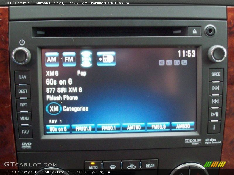 Black / Light Titanium/Dark Titanium 2013 Chevrolet Suburban LTZ 4x4