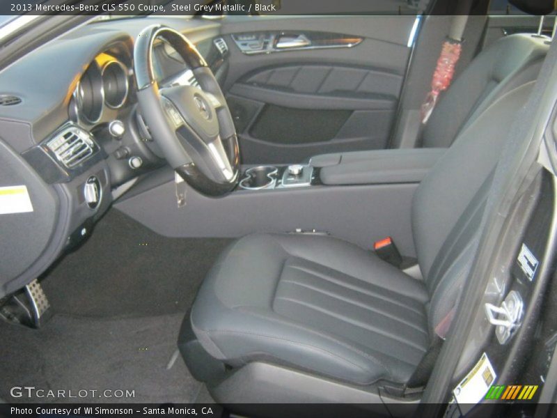 Steel Grey Metallic / Black 2013 Mercedes-Benz CLS 550 Coupe
