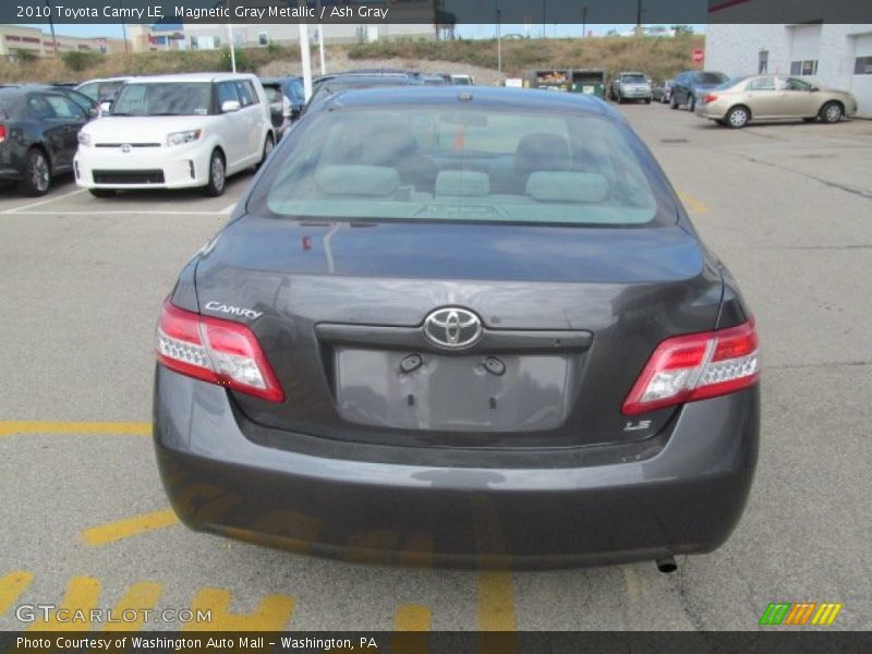 Magnetic Gray Metallic / Ash Gray 2010 Toyota Camry LE