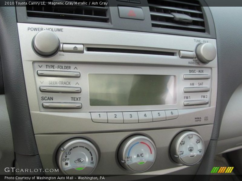 Magnetic Gray Metallic / Ash Gray 2010 Toyota Camry LE