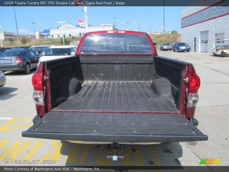 Salsa Red Pearl / Beige 2008 Toyota Tundra SR5 TRD Double Cab 4x4