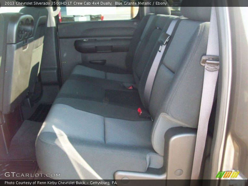 Blue Granite Metallic / Ebony 2013 Chevrolet Silverado 3500HD LT Crew Cab 4x4 Dually
