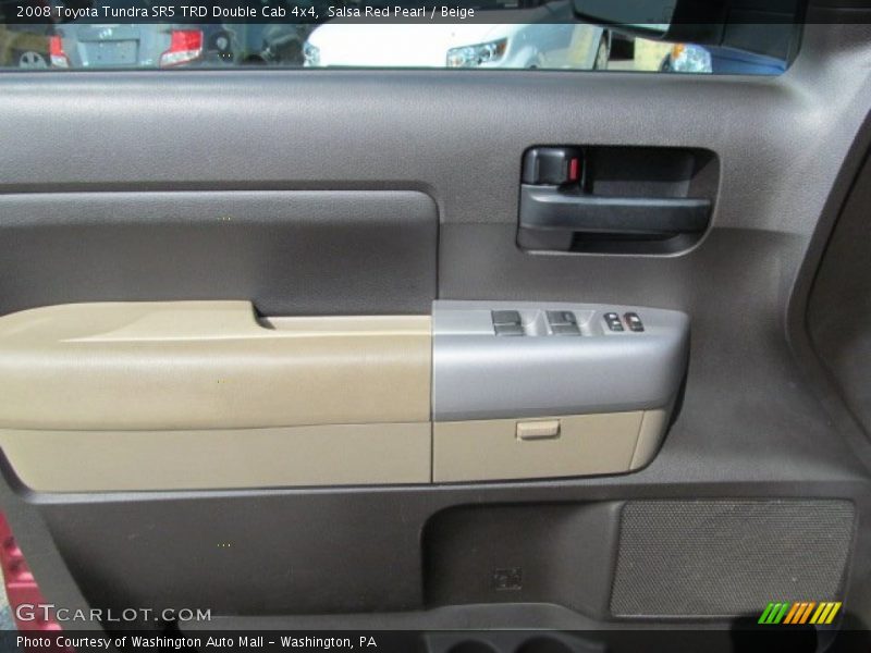 Salsa Red Pearl / Beige 2008 Toyota Tundra SR5 TRD Double Cab 4x4