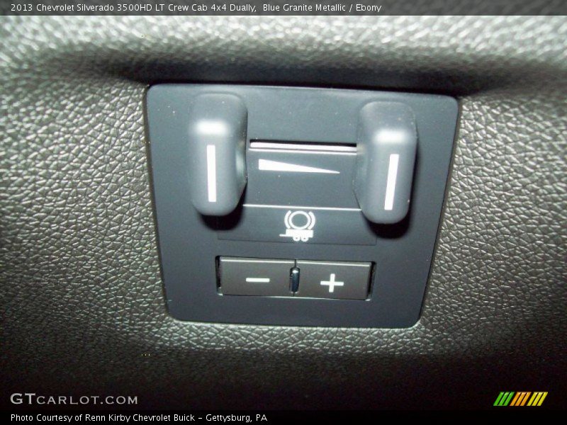 Blue Granite Metallic / Ebony 2013 Chevrolet Silverado 3500HD LT Crew Cab 4x4 Dually