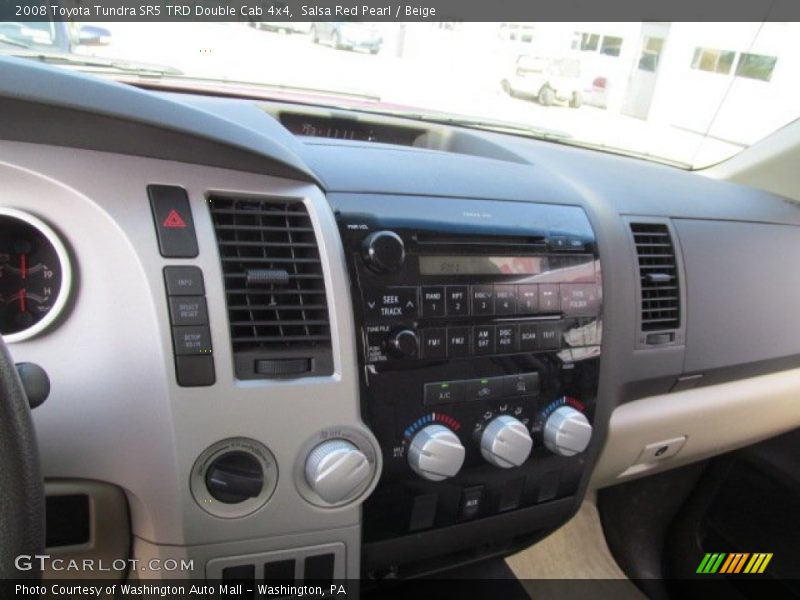 Salsa Red Pearl / Beige 2008 Toyota Tundra SR5 TRD Double Cab 4x4