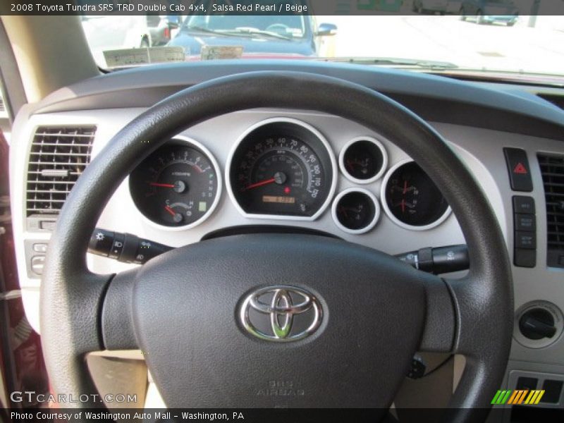 Salsa Red Pearl / Beige 2008 Toyota Tundra SR5 TRD Double Cab 4x4