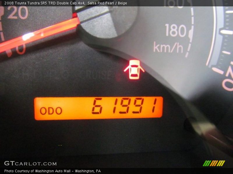 Salsa Red Pearl / Beige 2008 Toyota Tundra SR5 TRD Double Cab 4x4