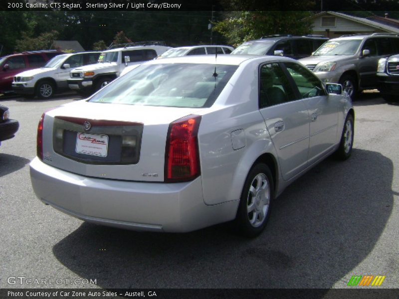 Sterling Silver / Light Gray/Ebony 2003 Cadillac CTS Sedan