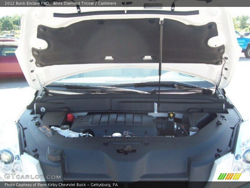 White Diamond Tricoat / Cashmere 2012 Buick Enclave FWD