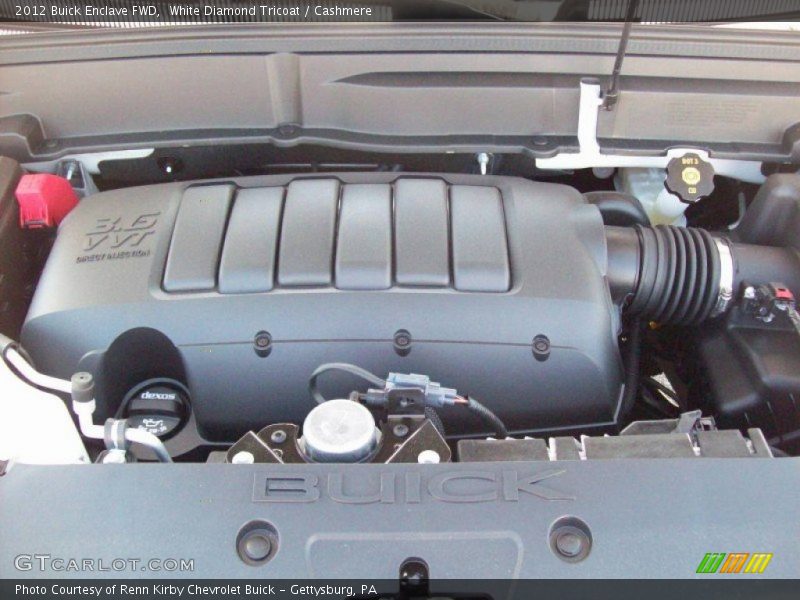 White Diamond Tricoat / Cashmere 2012 Buick Enclave FWD