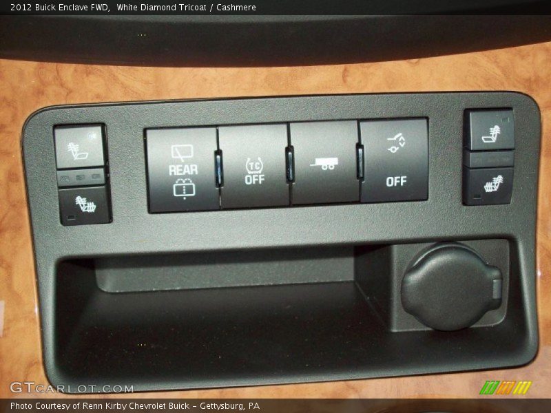 White Diamond Tricoat / Cashmere 2012 Buick Enclave FWD