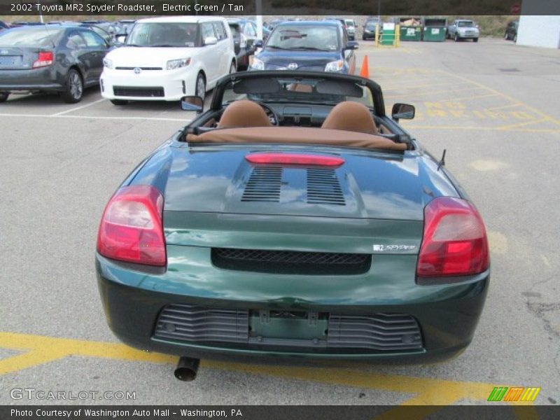 Electric Green / Tan 2002 Toyota MR2 Spyder Roadster