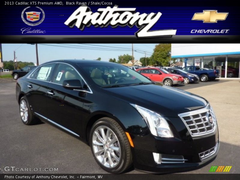 Black Raven / Shale/Cocoa 2013 Cadillac XTS Premium AWD