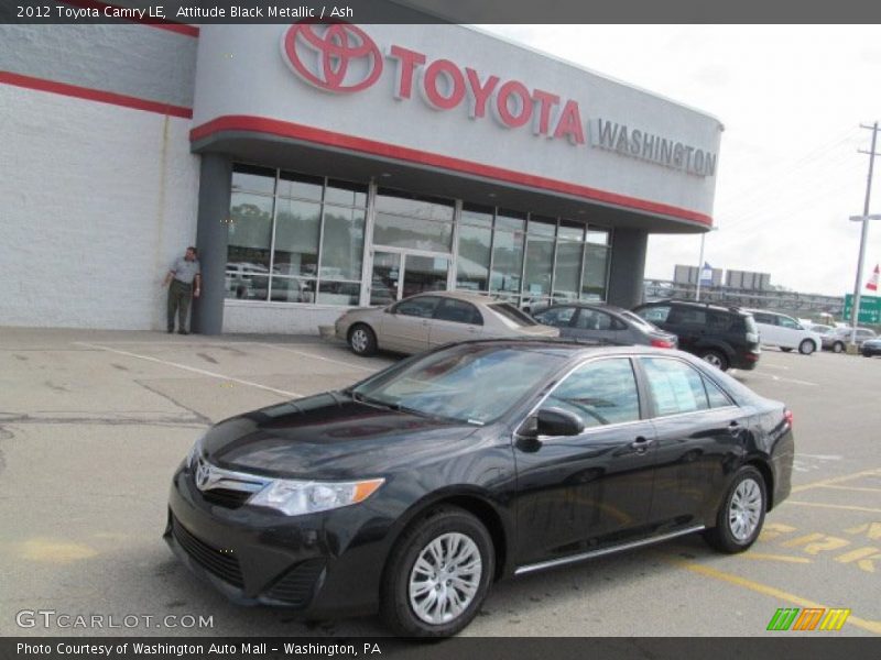 Attitude Black Metallic / Ash 2012 Toyota Camry LE