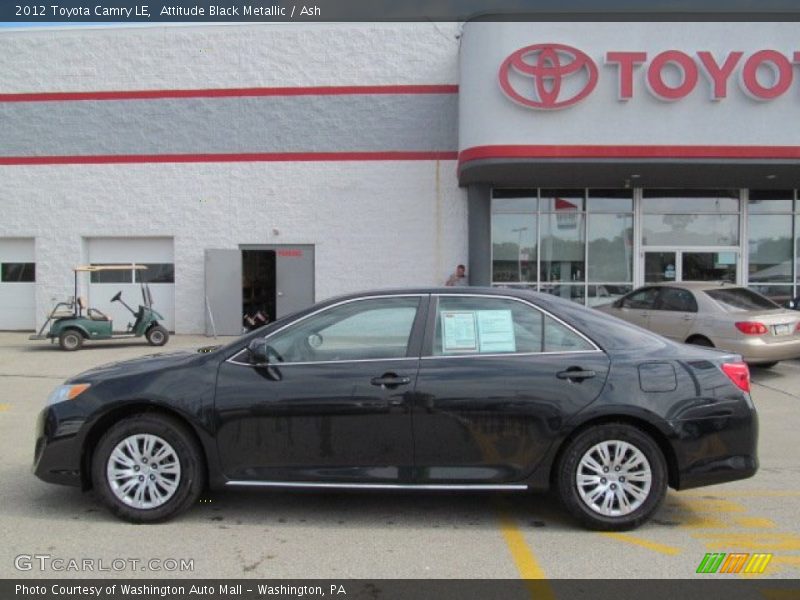 Attitude Black Metallic / Ash 2012 Toyota Camry LE