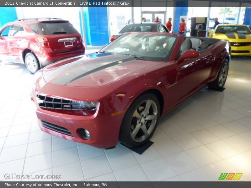 Front 3/4 View of 2013 Camaro LT Convertible