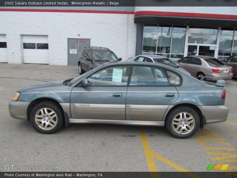 Wintergreen Metallic / Beige 2002 Subaru Outback Limited Sedan