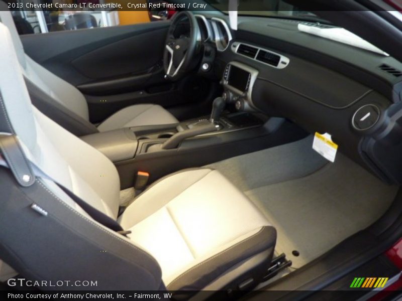 Crystal Red Tintcoat / Gray 2013 Chevrolet Camaro LT Convertible