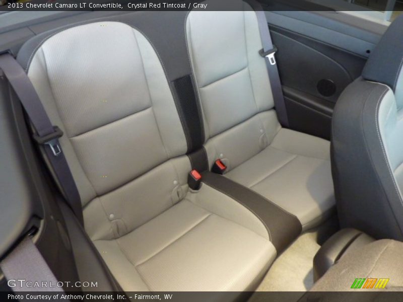 Rear Seat of 2013 Camaro LT Convertible