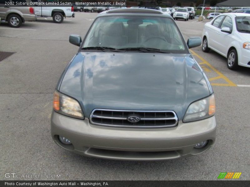 Wintergreen Metallic / Beige 2002 Subaru Outback Limited Sedan